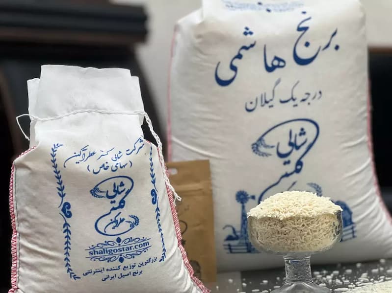 برنج طارم محلی گیلان با دانه‌های خوش‌فرم و عطر ماندگار